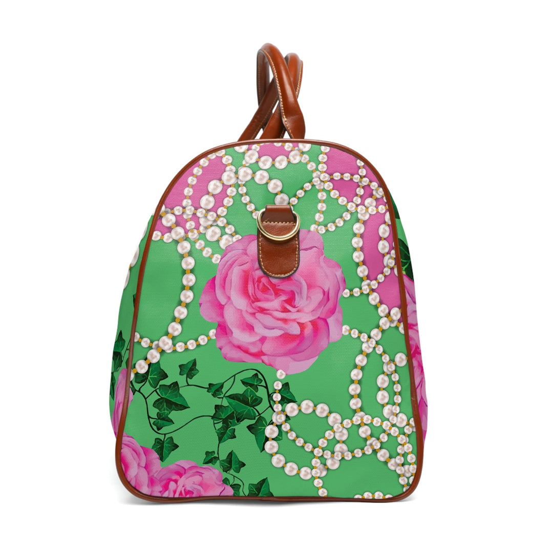 PNK Signature Pink & Green Waterproof Travel Bag