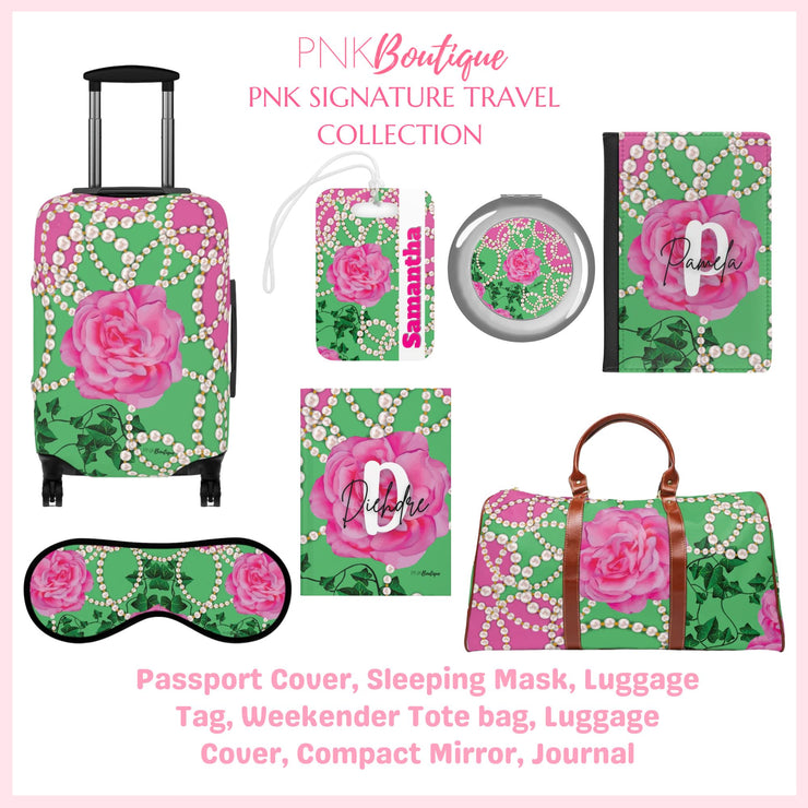 PNK Signature Pink & Green Waterproof Travel Bag