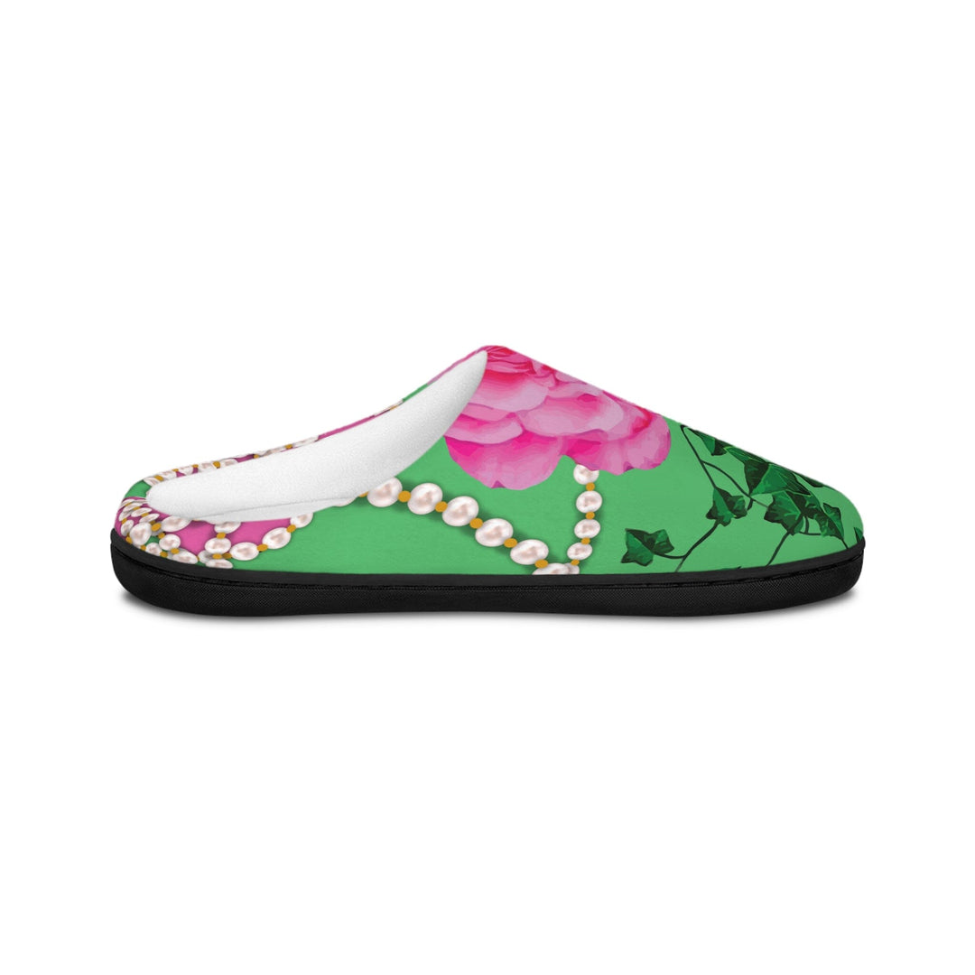 PNK Signature Pink & Green Women's Indoor Slippers