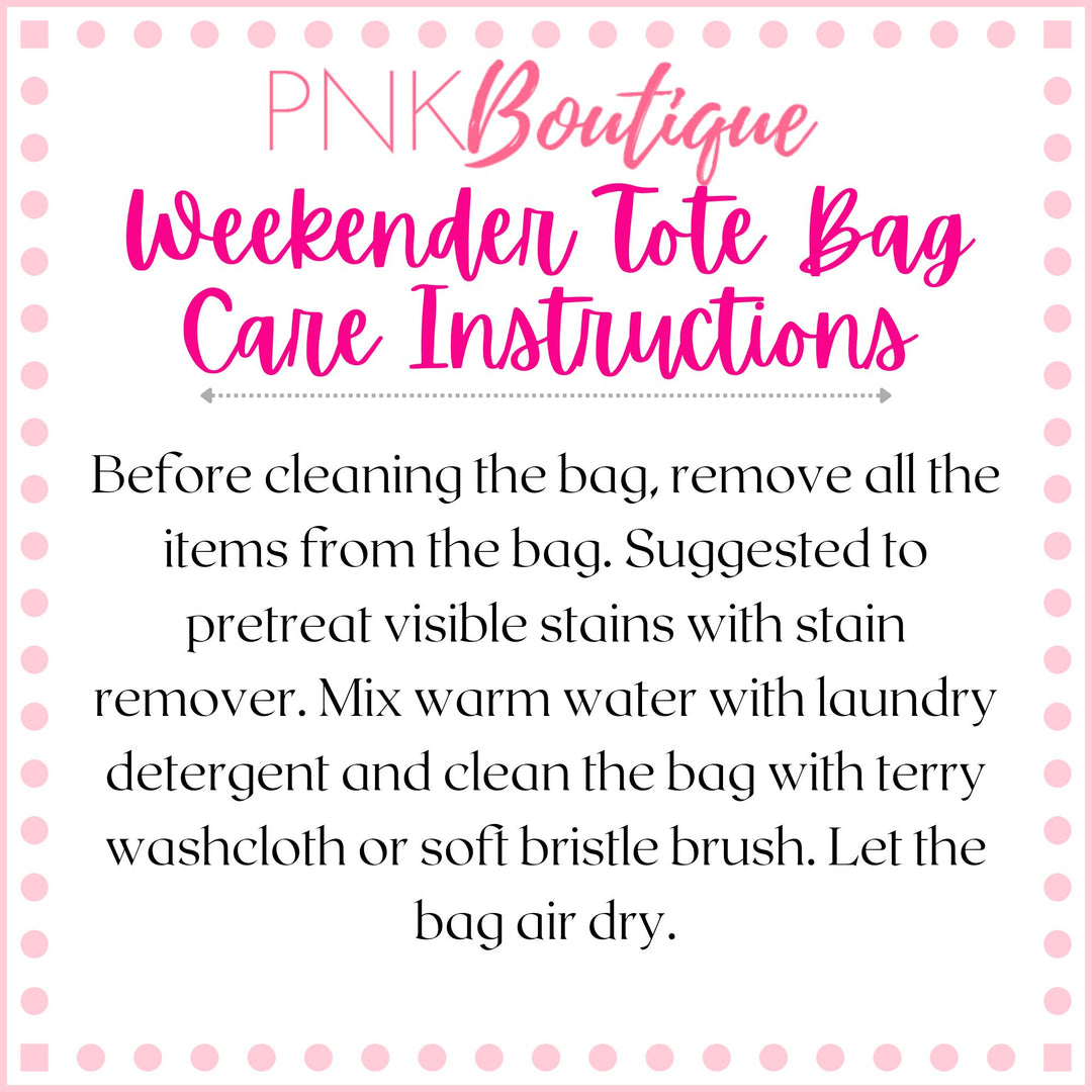 PNK Signature Sisterhood Weekender Bag