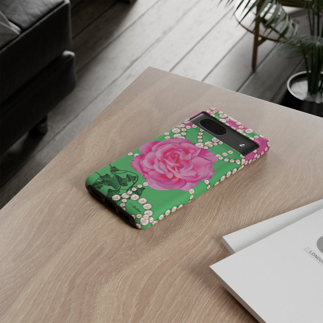 PNK Signature Pink & Green Tough Phone Case