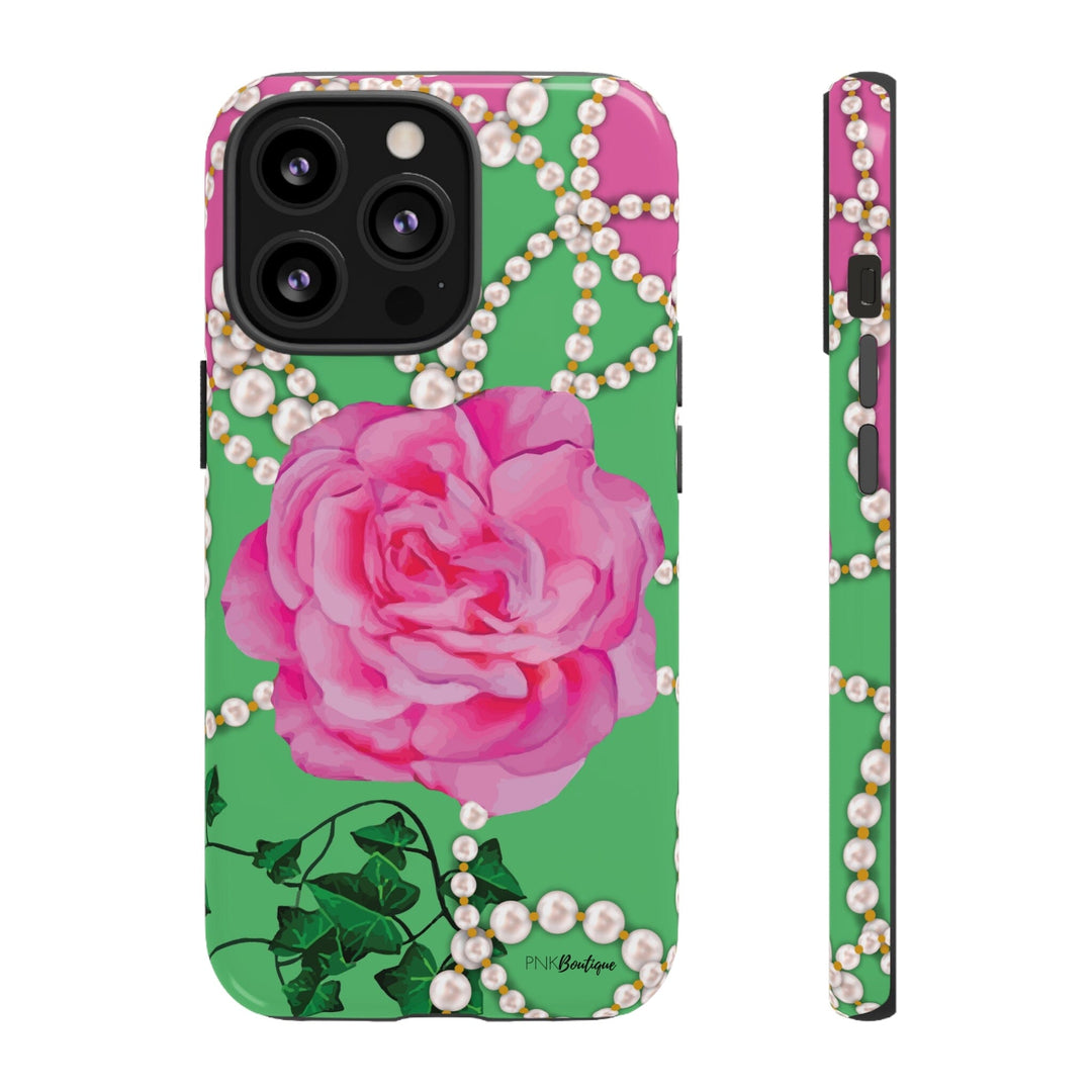 PNK Signature Pink & Green Tough Phone Case