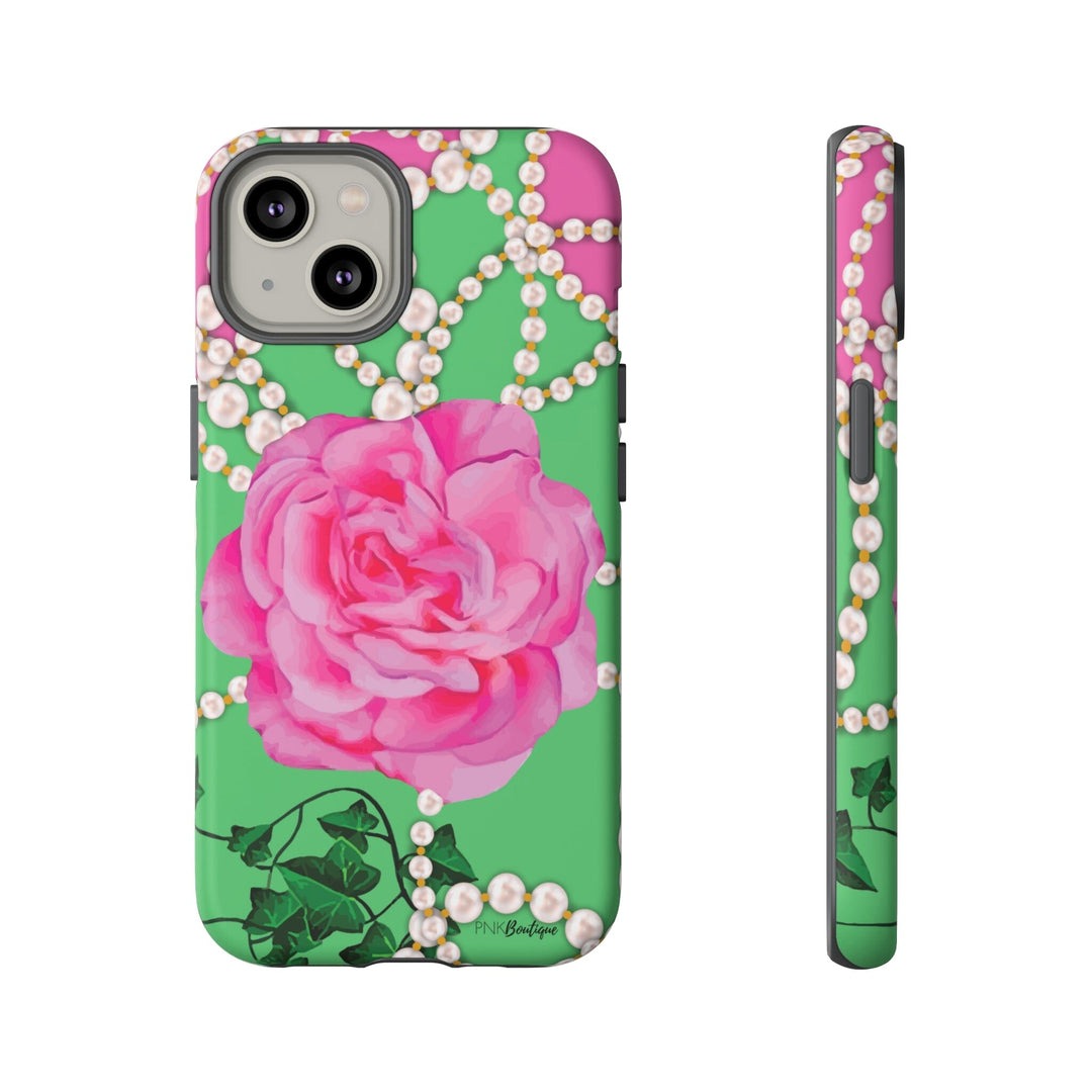 PNK Signature Pink & Green Tough Phone Case