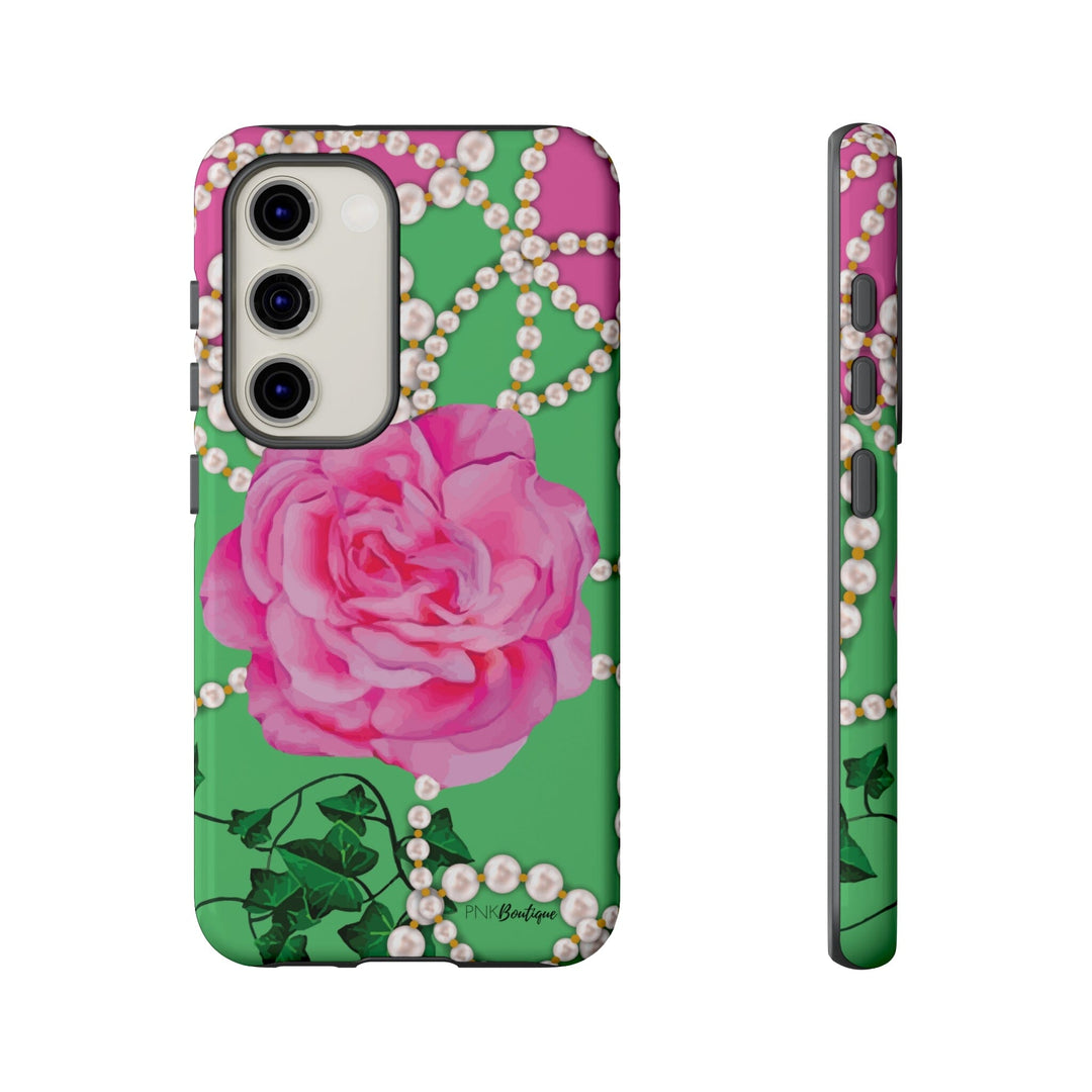 PNK Signature Pink & Green Tough Phone Case