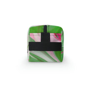 PNK Watercolor Pink & Green Personalize Toiletry Bag