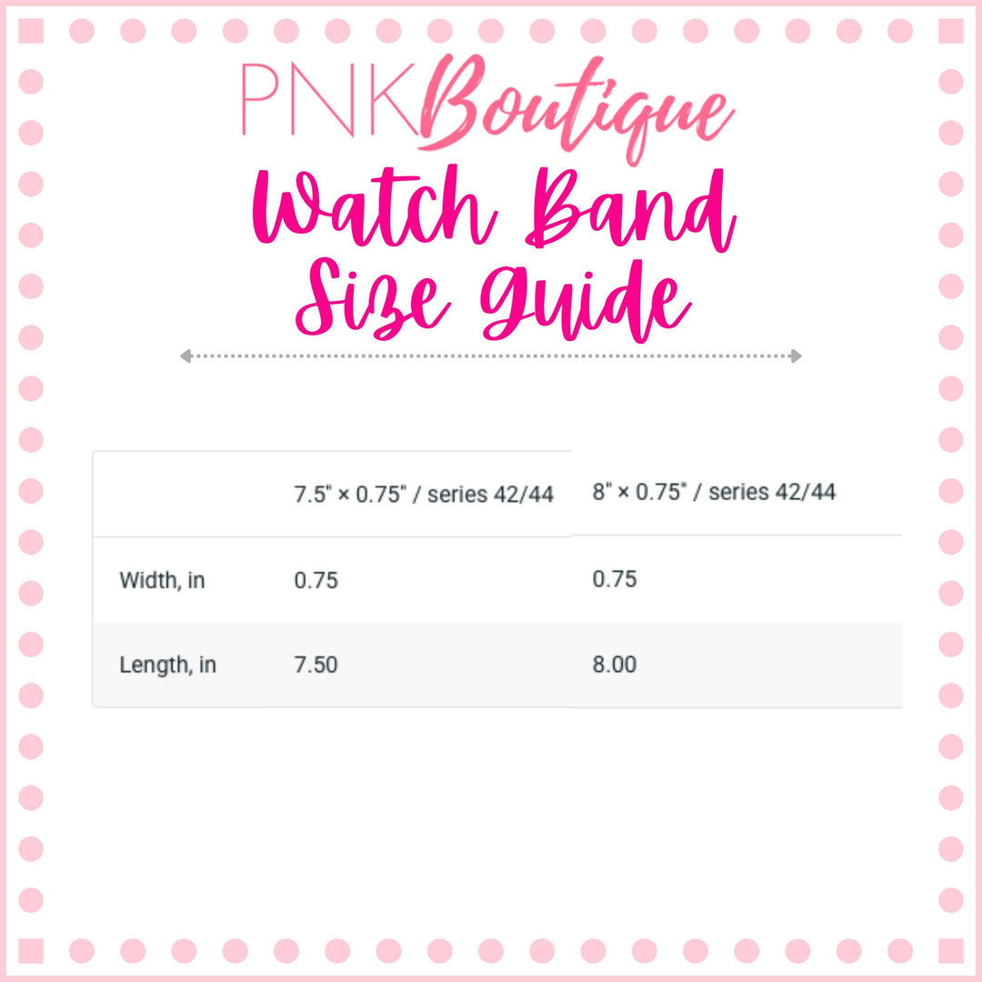 PNK Watercolor Pink & Green Watch Band for Apple Watch