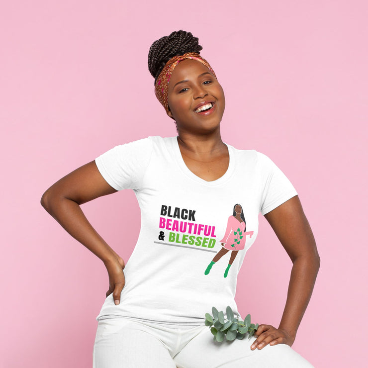 Pretty, Black and Educated T-Shirts, Pink and Green Shirt