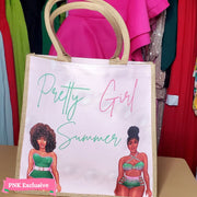 Pretty Girl Summer Tote Bag