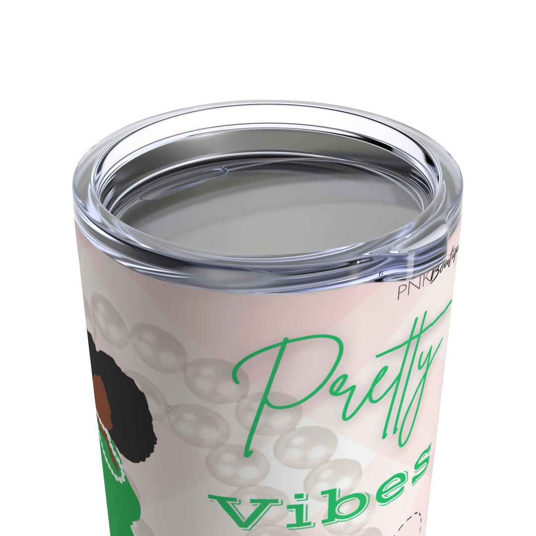 Pretty Girl Vibes Monogram Tumbler 20oz