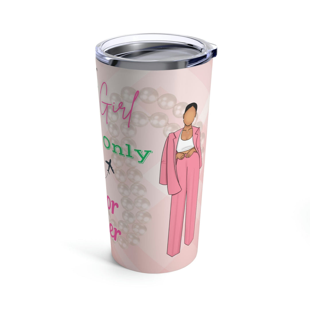 Pretty Girl Vibes Monogram Tumbler 20oz