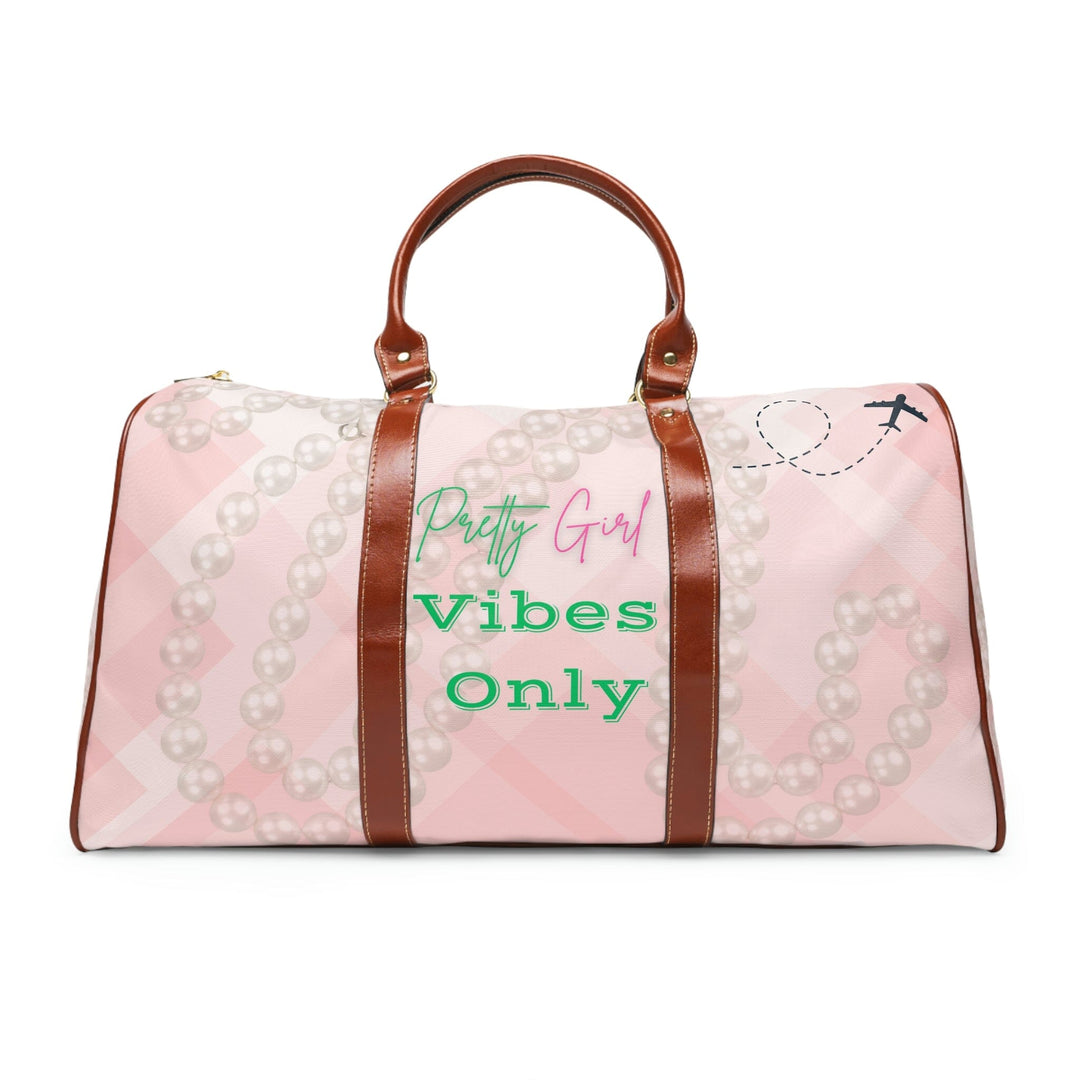 Pretty Girl Vibes Waterproof Travel Bag