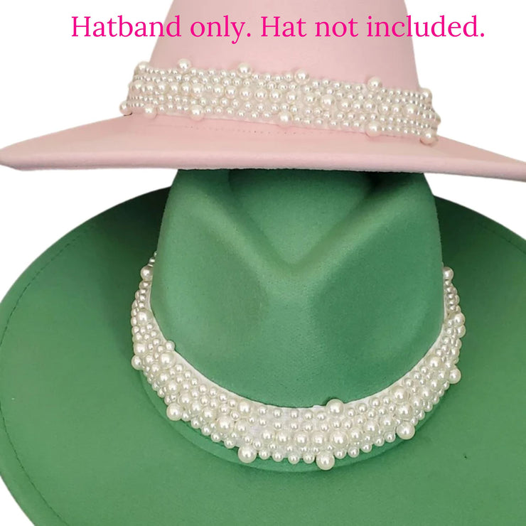 Pretty Pearl Hat Band (Hat not included)