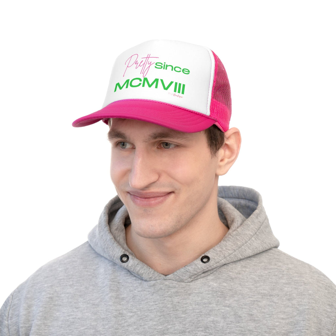 Pretty Since MCMVIII Trucker Snap Back Cap