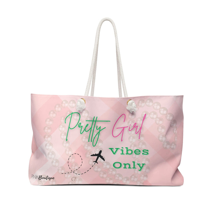 Pretty Vibes Only Weekender Bag
