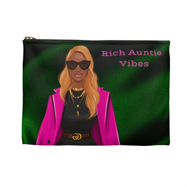 Rich Auntie Vibes Accessory Pouch