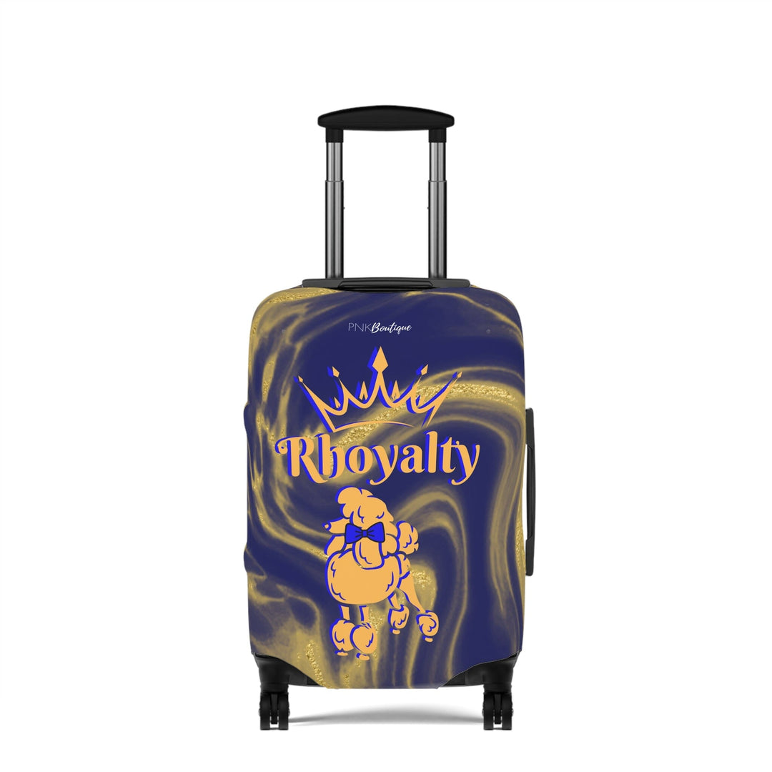 SGRho Blue & Gold Personalized Luggage Cover