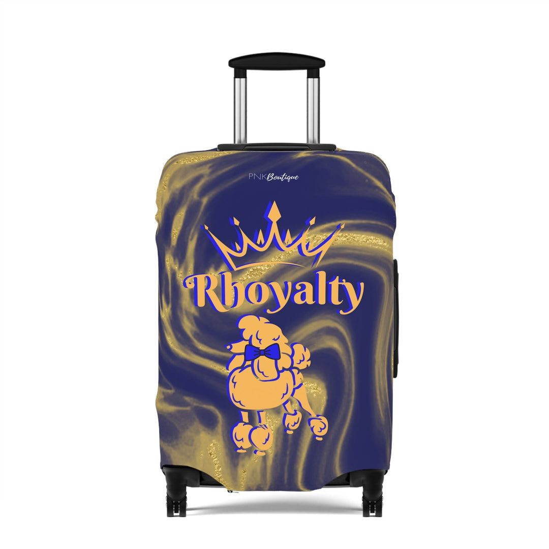 SGRho Blue & Gold Personalized Luggage Cover