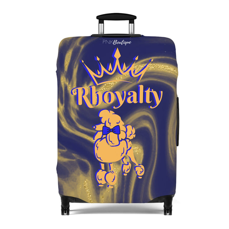 SGRho Blue & Gold Personalized Luggage Cover