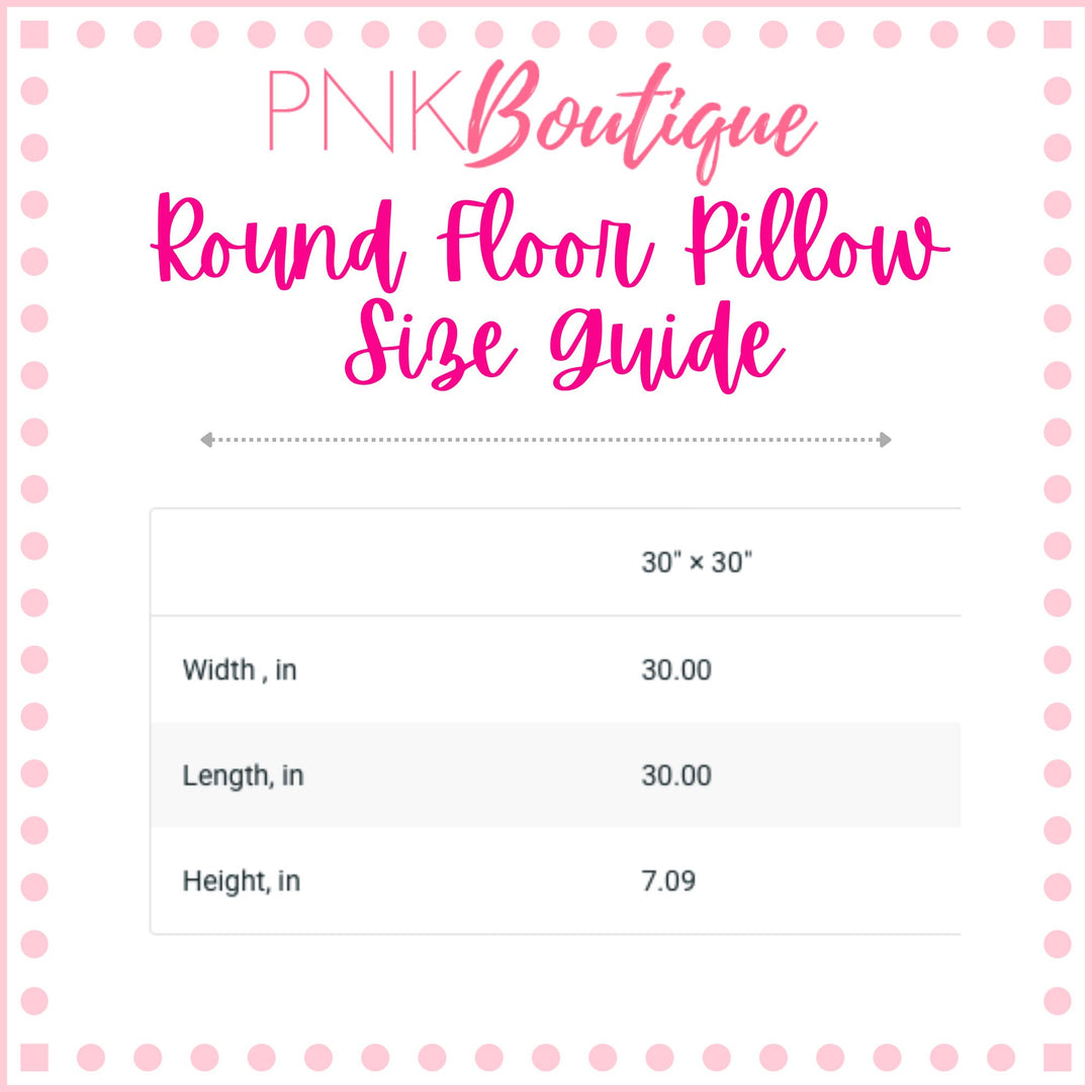 Signature 2 Pink & Green Tufted Floor Pillow