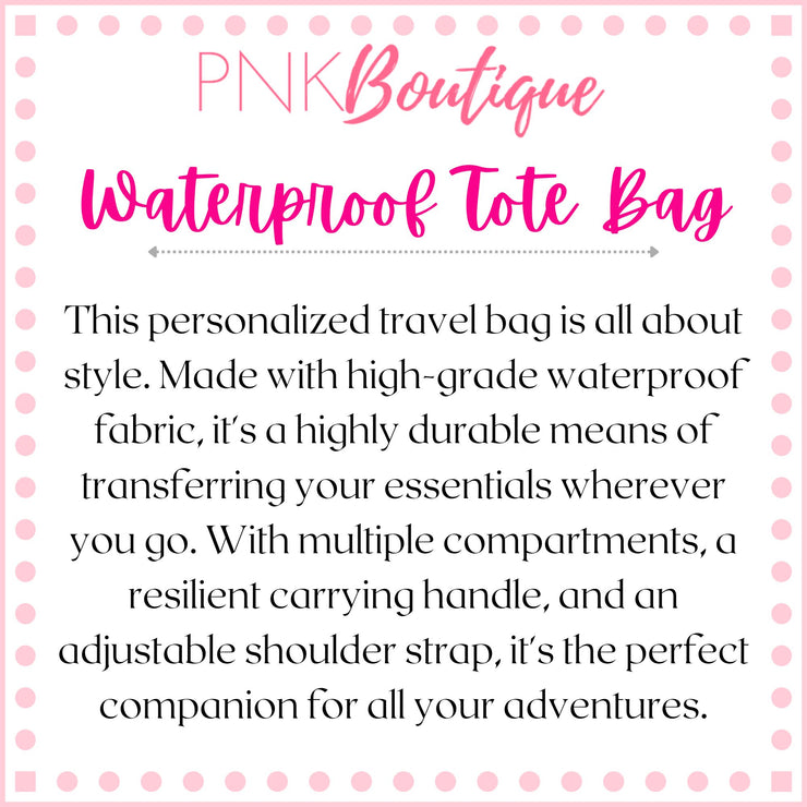 Signature 2 Pink & Green Waterproof Travel Bag
