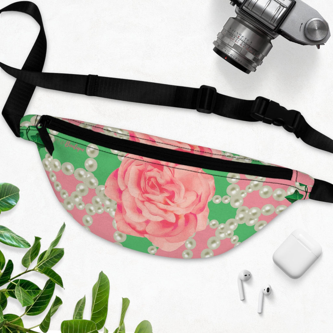 Signature 2 Pink & Green Fanny Pack