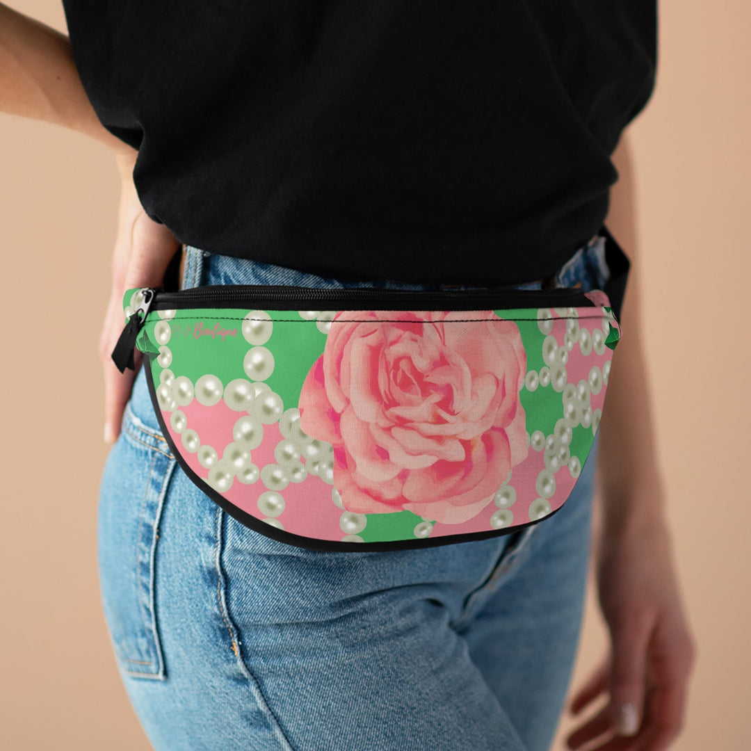 Signature 2 Pink & Green Fanny Pack