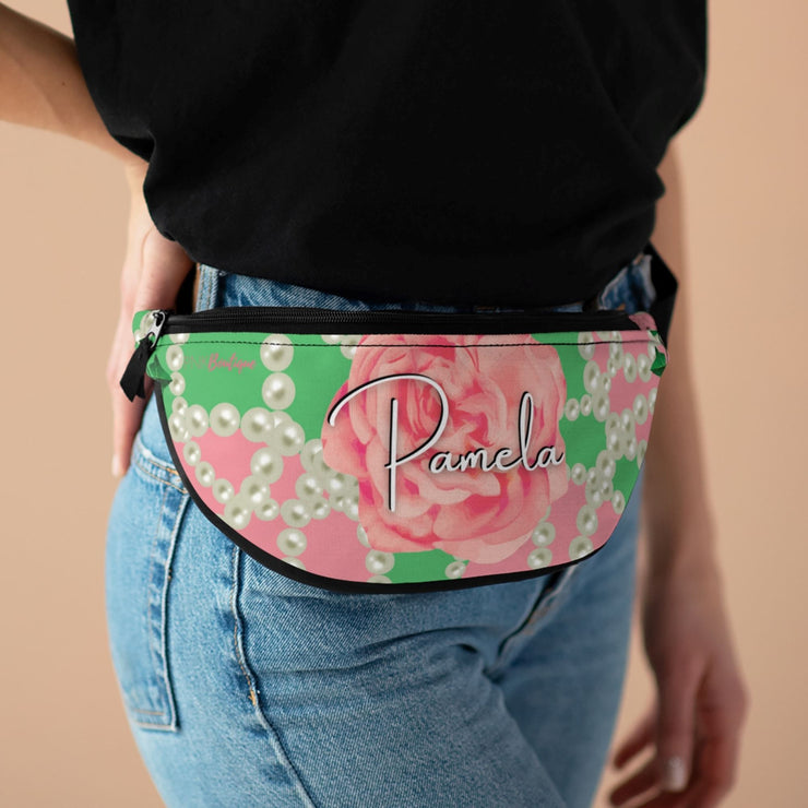 Signature 2 Pink & Green Fanny Pack