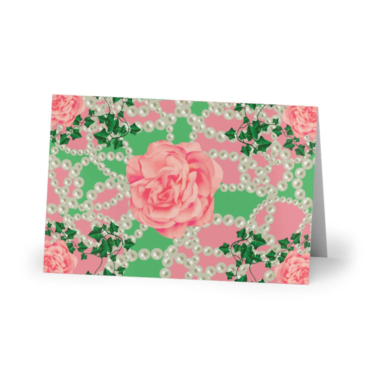 Signature 2 Pink & green Greeting Cards (10-pcs)