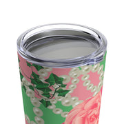 Signature 2 Pink & Green Personalized Tumbler