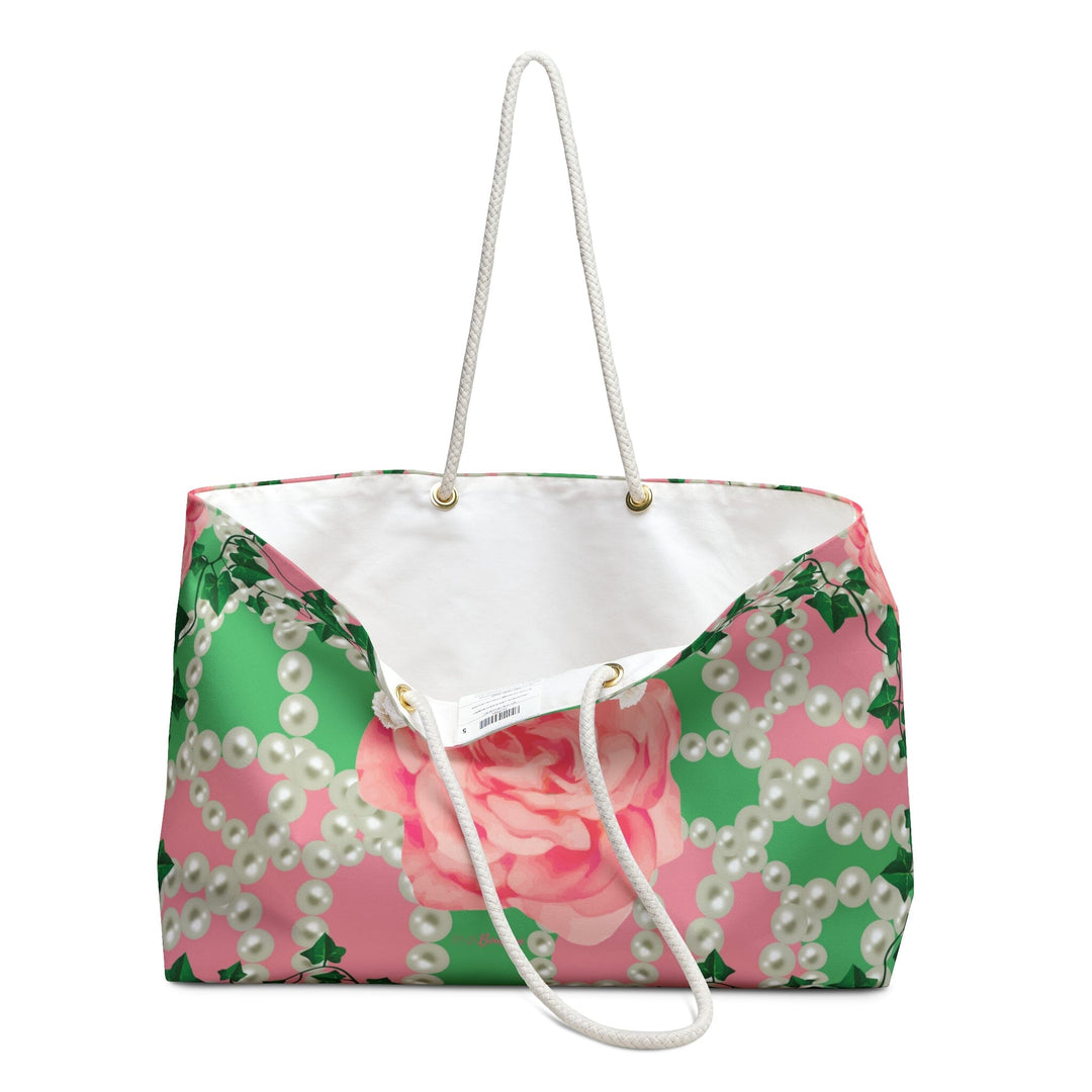 Signature 2 Pink & Green Weekender Bag