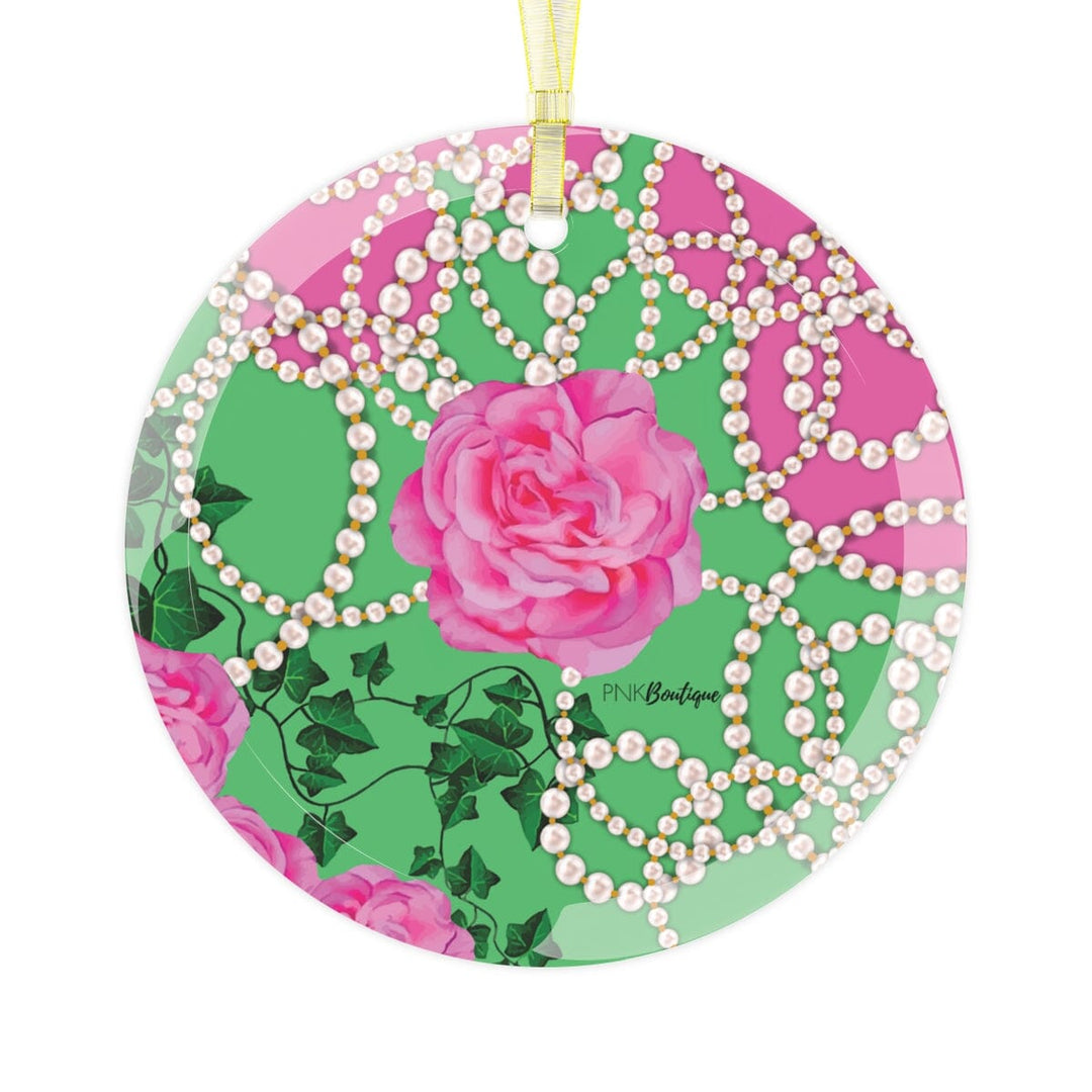 PNK Signature Pink & Green Ornament