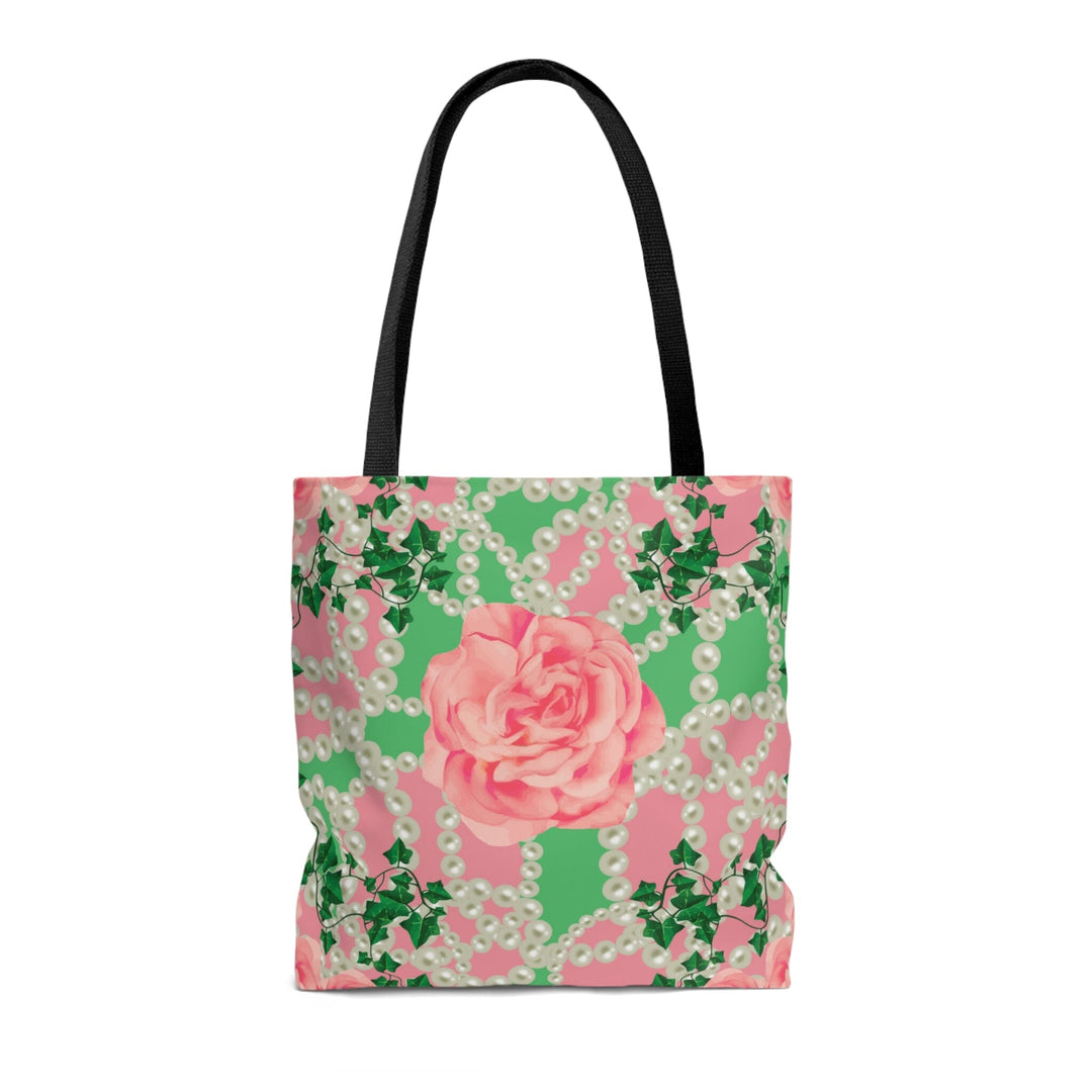 Signature 2 Pink & Green Tote Bag