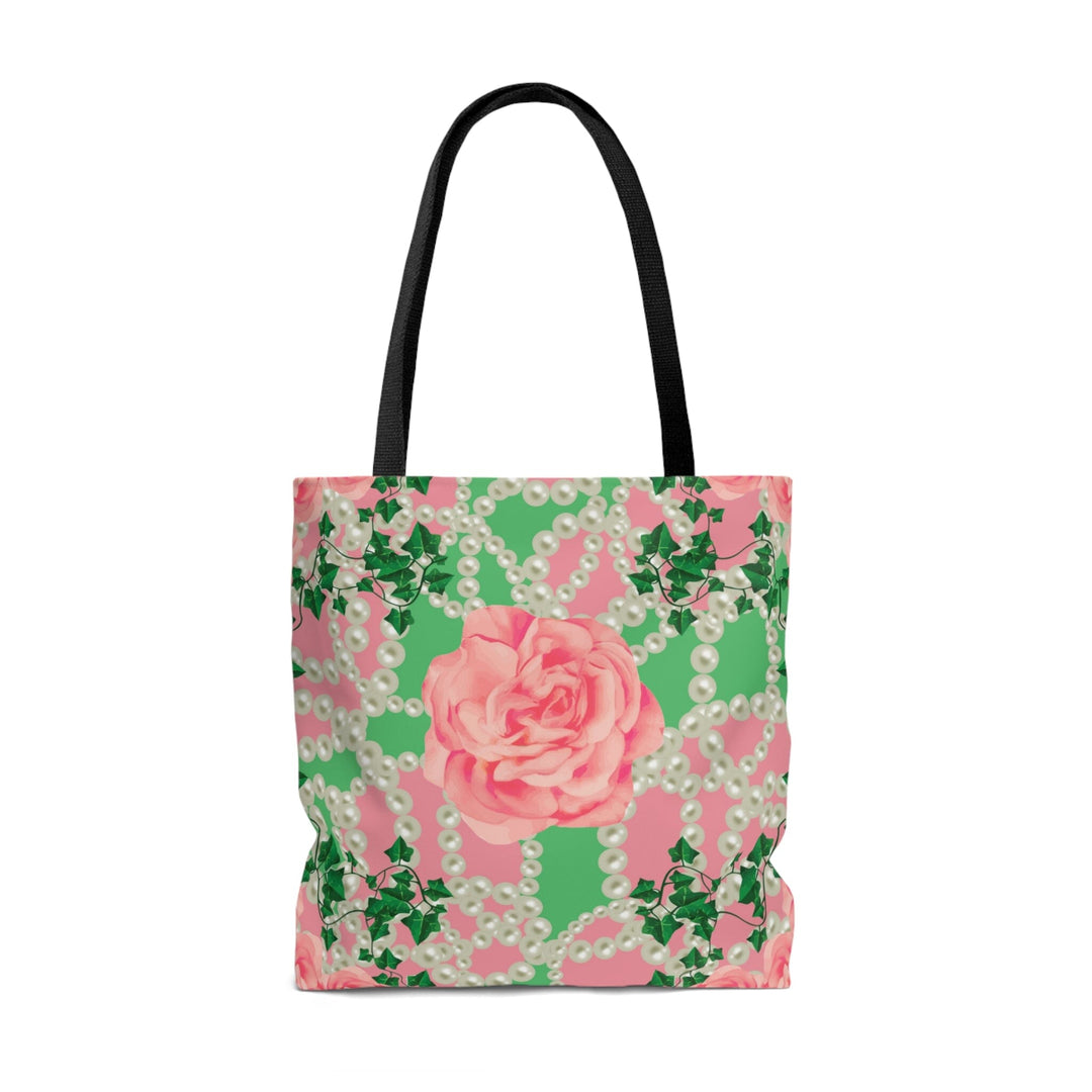 Signature 2 Pink & Green Tote Bag