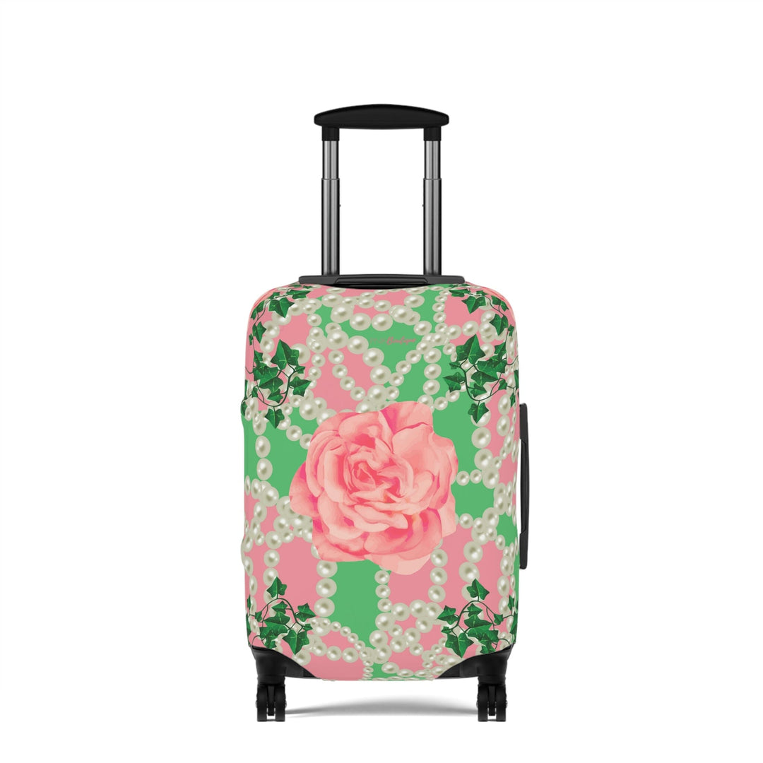 Signature 2 Pink & Green Luggage Cover