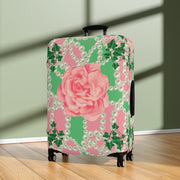 Signature 2 Pink & Green Luggage Cover