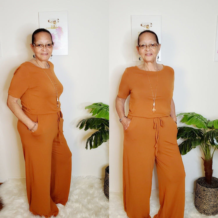 Tyra Jumpsuit (Almond) - PNK Boutique