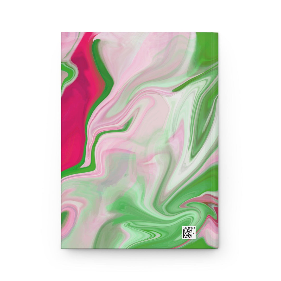 PNK Pink & Green Watercolor Personalized Journal