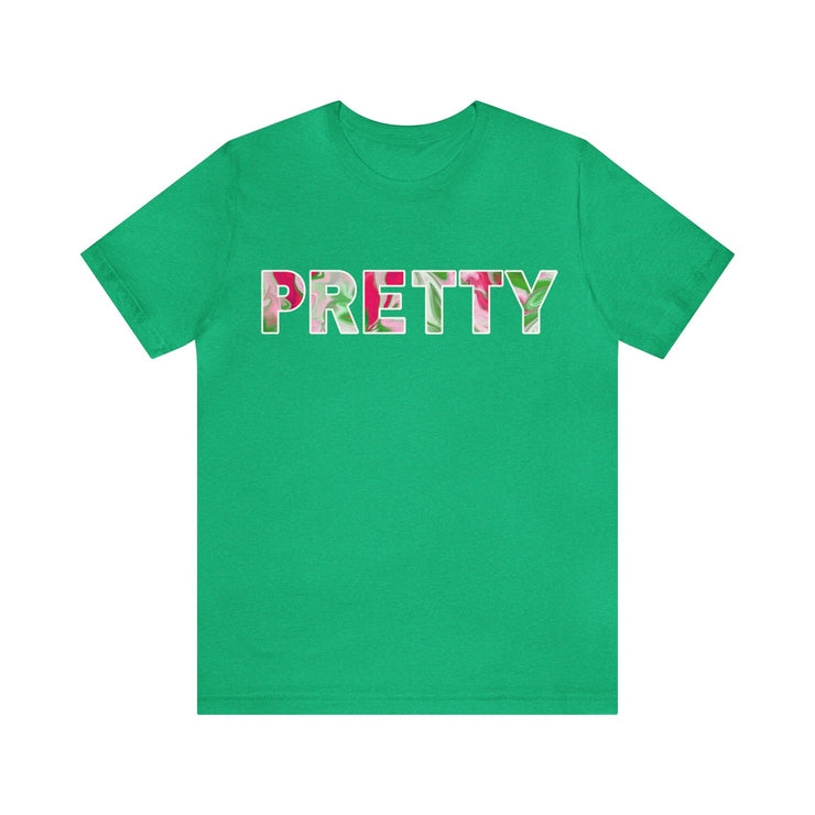 Watercolor Pink & Green Pretty T-shirt